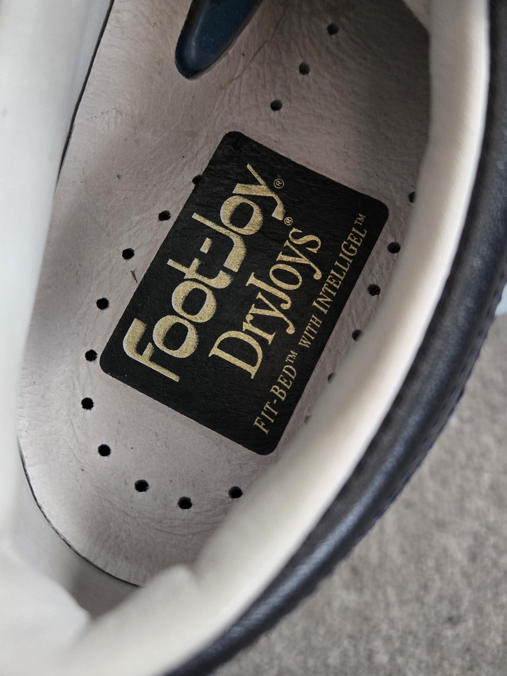 Footjoy Women's Two-Tone Black and White Leather Shoes Size US 7.5 - Picture 9 of 10